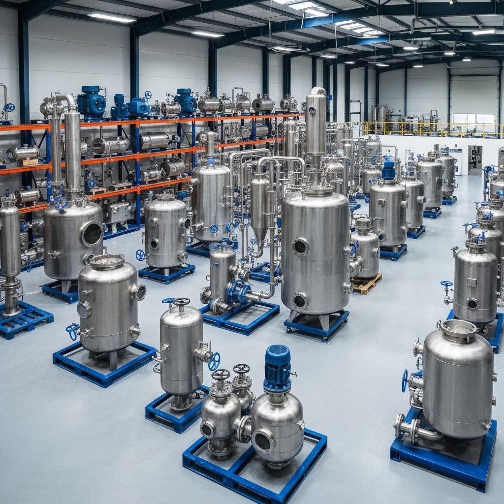 Équipements industriels pour procédés chimiques